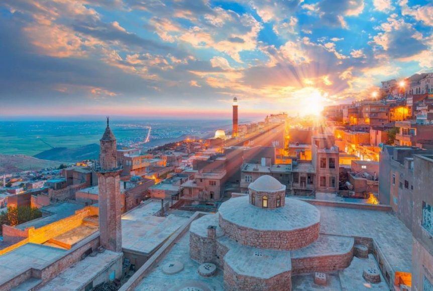 The old town in Mardin, Turkey